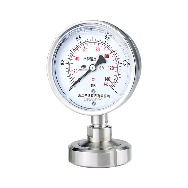 Winters Air / Water Pressure Gauge Meter